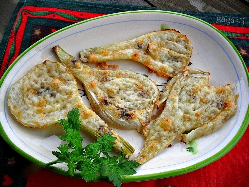 Gaga u kujni Pečeni komorač sa parmezanom