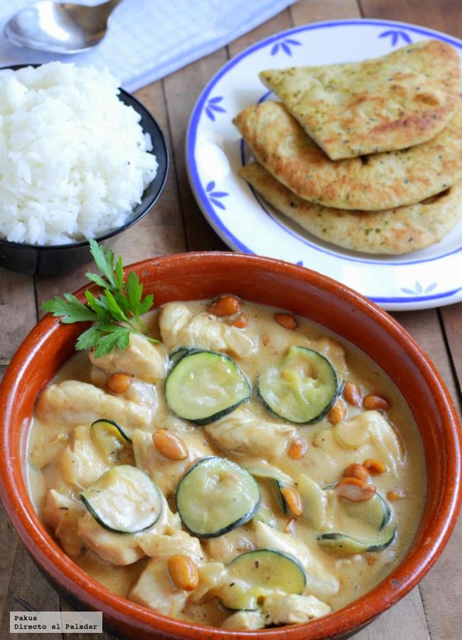 Pollo en salsa de cacahuetes