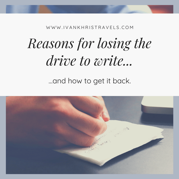 5 ways on how I regained my drive to write