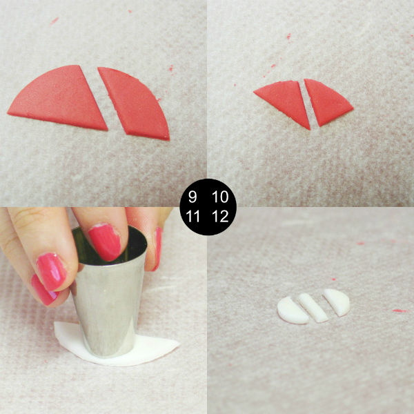 Papá Noel de fondant