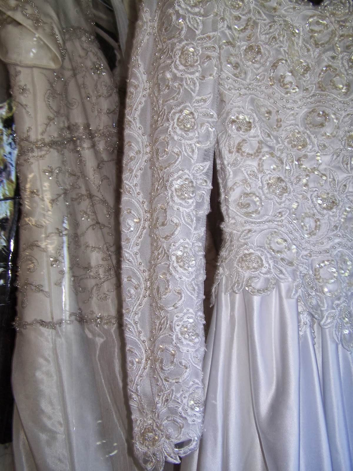 sewcreatelive Altering a Wedding dressAdding Shoulders and Sleeves