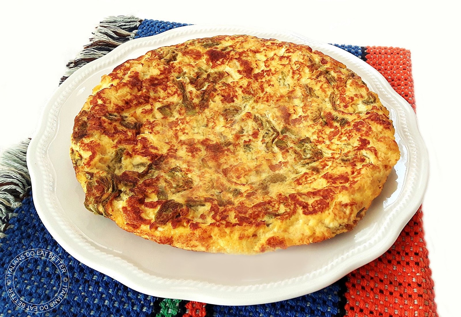 ITALIANS DO EAT BETTER FRITTATA AI FIORI DI ZUCCA