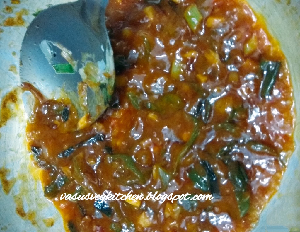 Vasusvegkitchen Cabbage manchurian, dry cabbage manchurian, How to