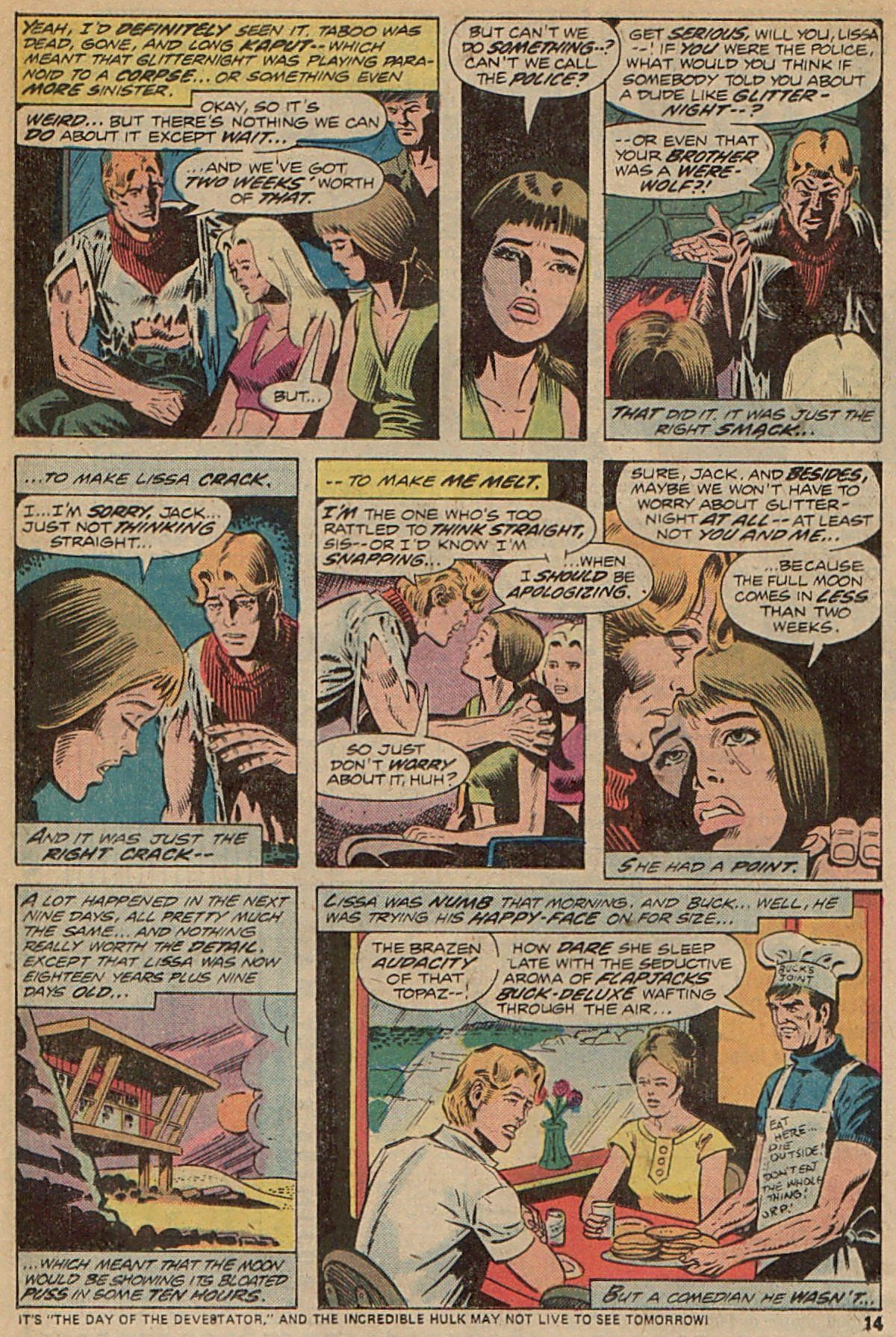 Read online Werewolf by Night (1972) comic -  Issue #28 - 9