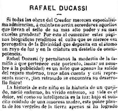 Fragmento del artculo publicado en El Liberal