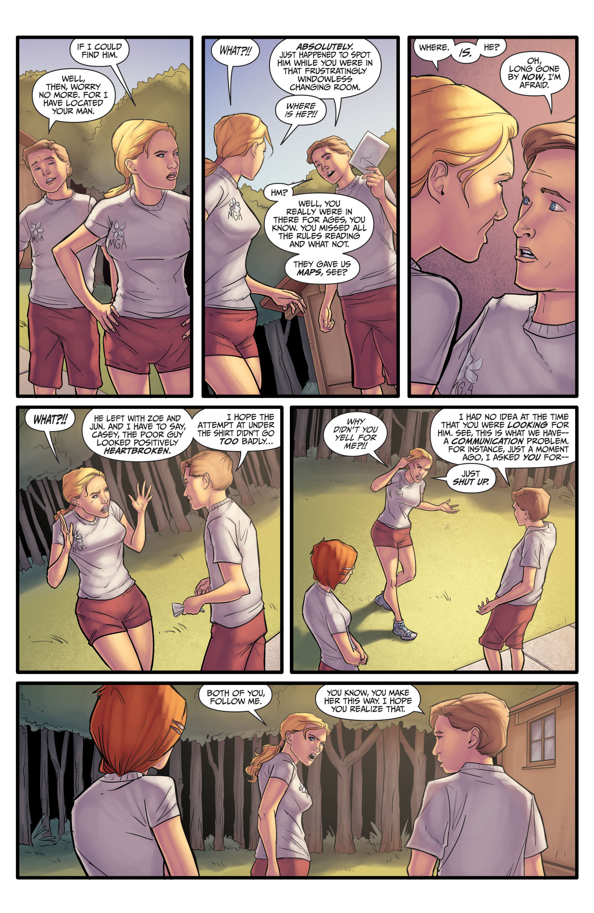 Read online Morning Glories comic -  Issue #13 - 21