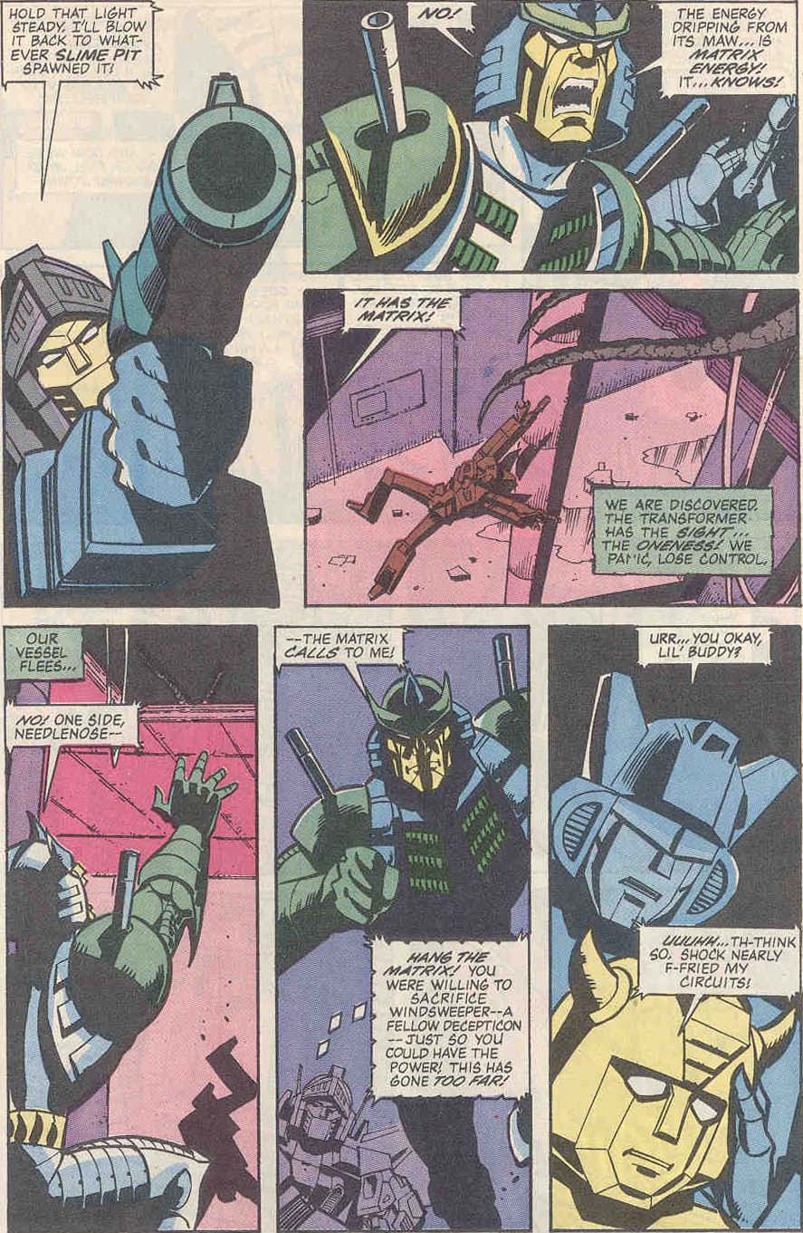 Read online The Transformers (1984) comic -  Issue #65 - 16