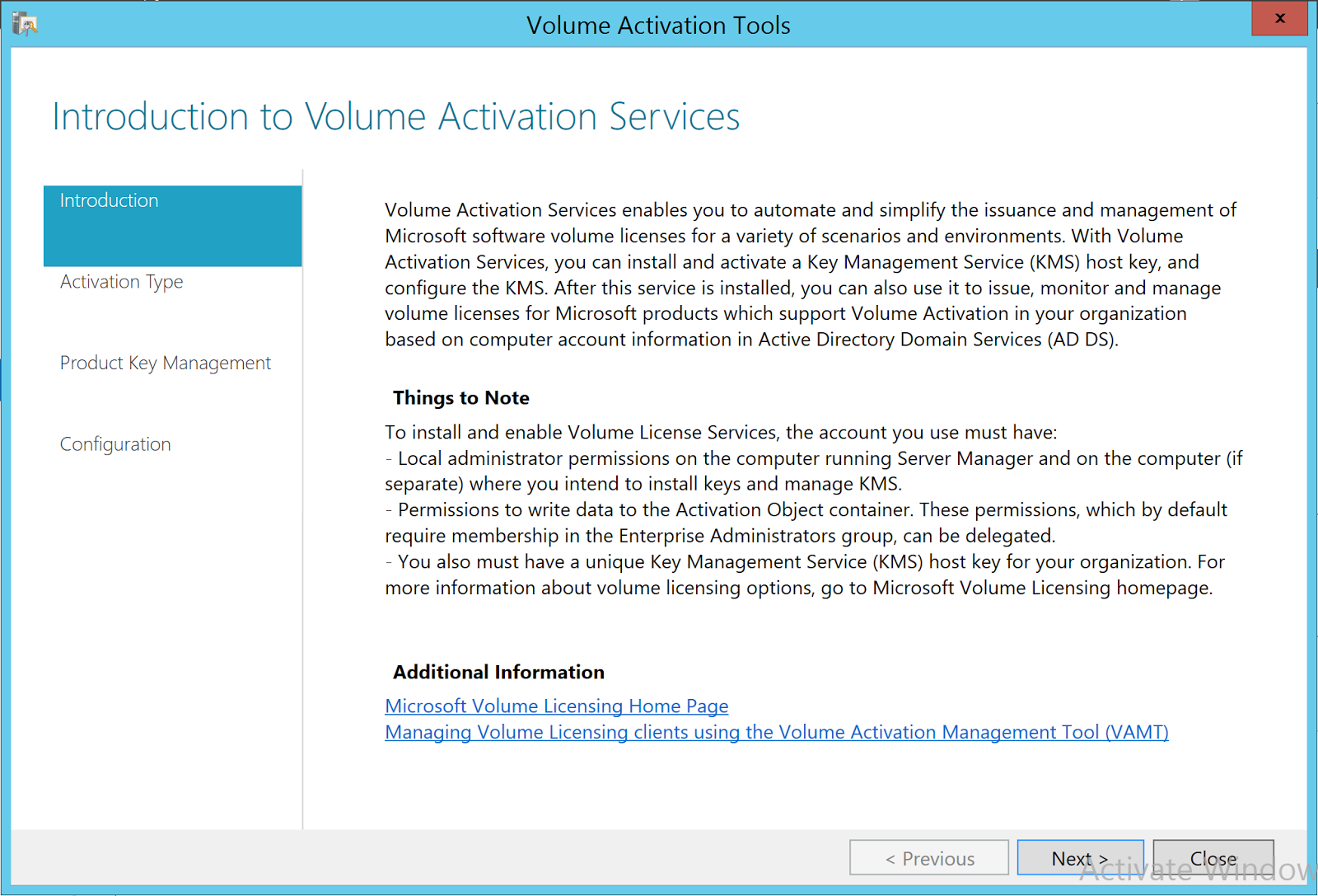 Activate Microsoft Volume License