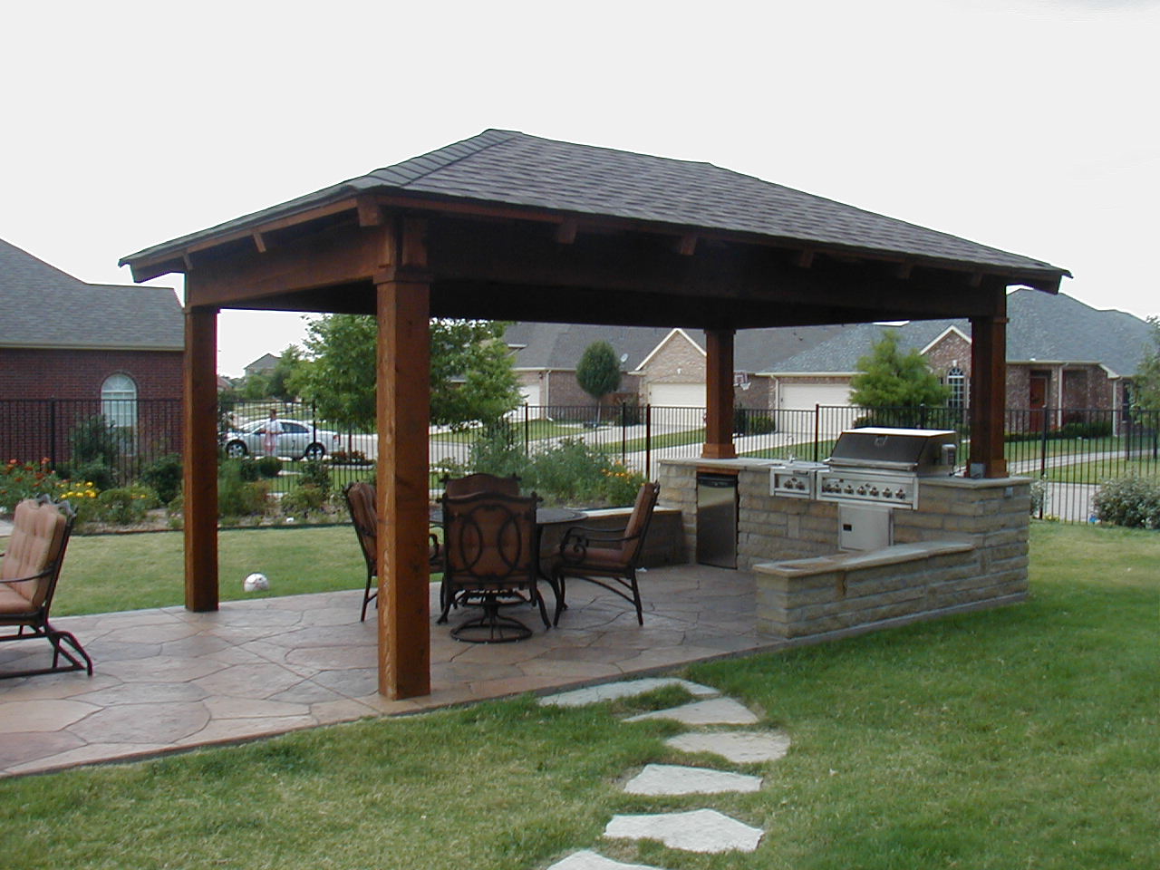 Canvas Covered pergola covered pergola Swimming Pool Shade