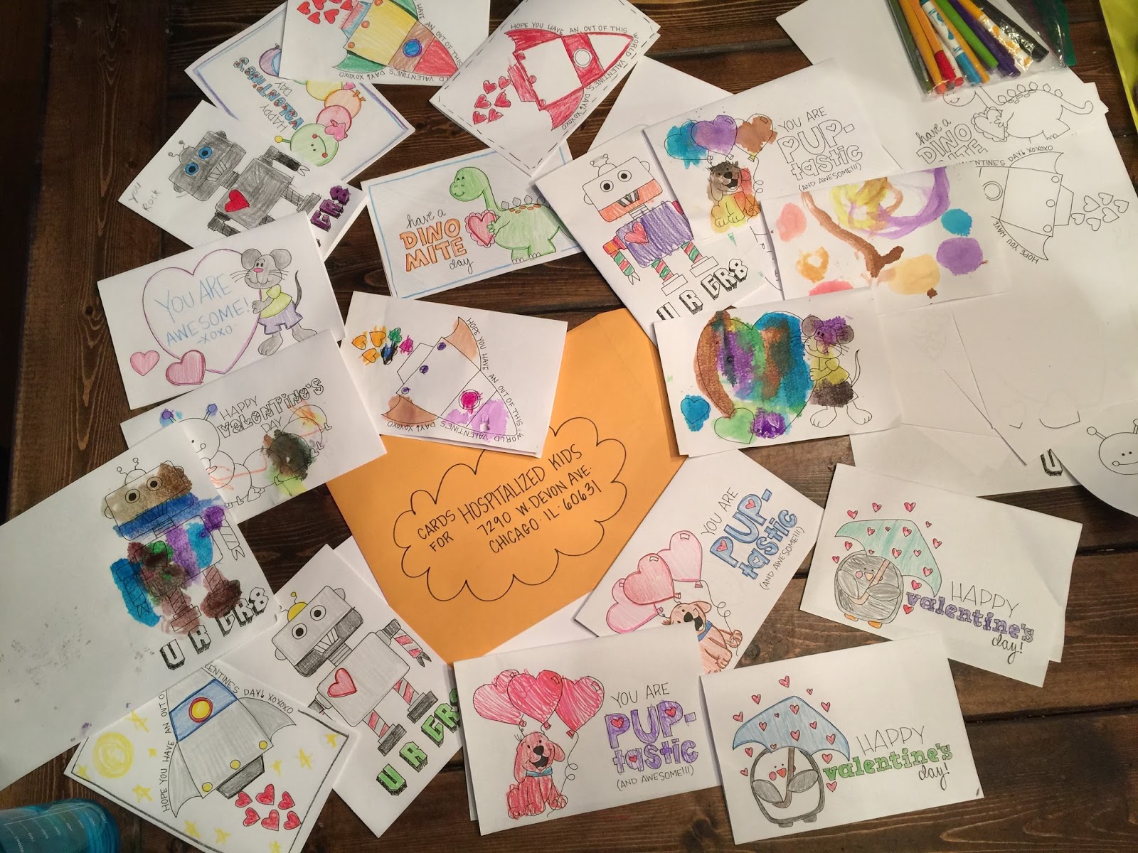 Momfessionals Cards for Hospitalized Kids Project