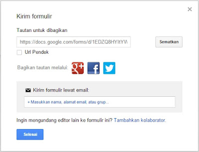 Membuat Contact Form dengan Google Drive Membuat Contact Form dengan Google Drive