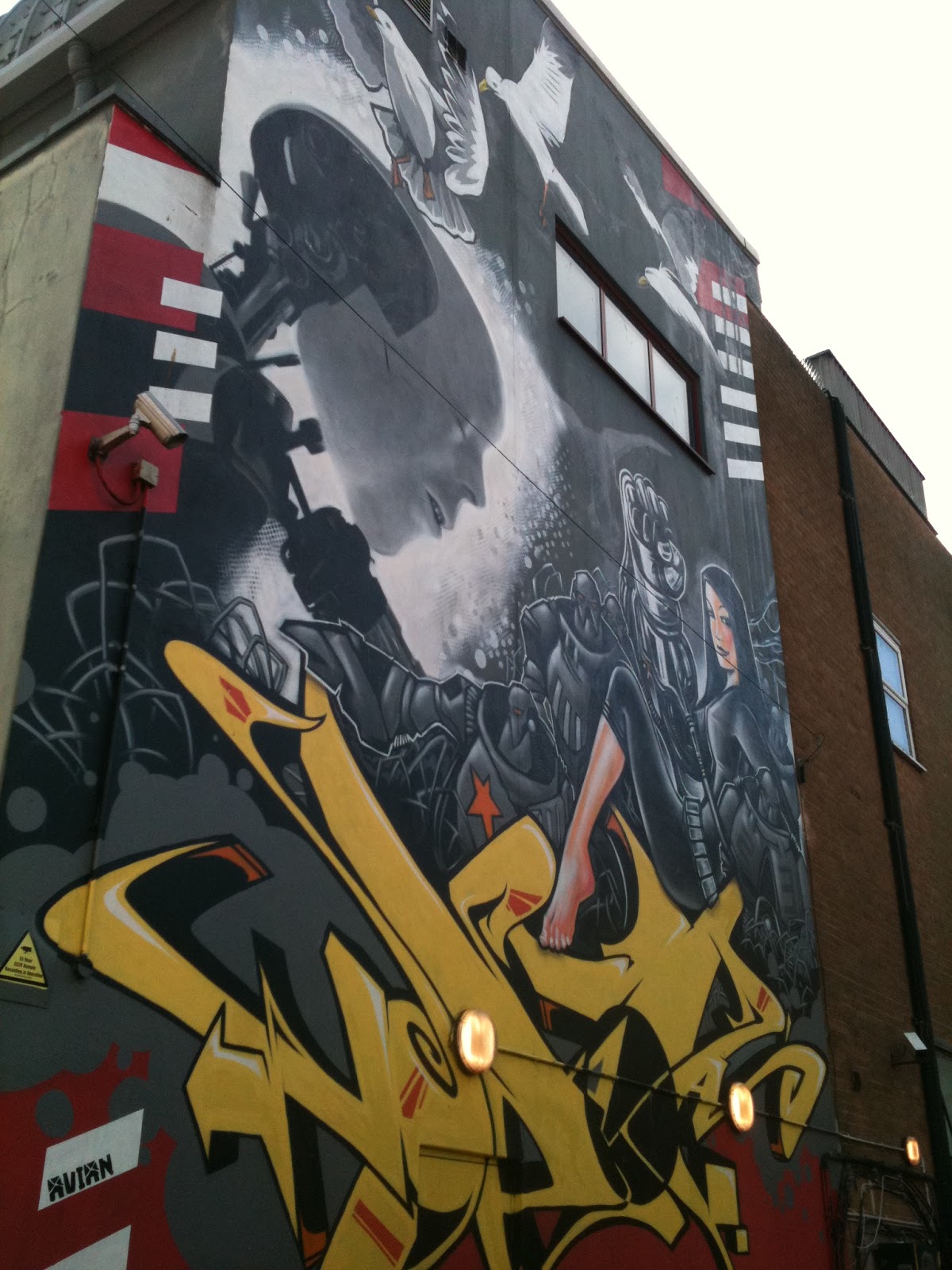 Brighton, wall art Regent Street