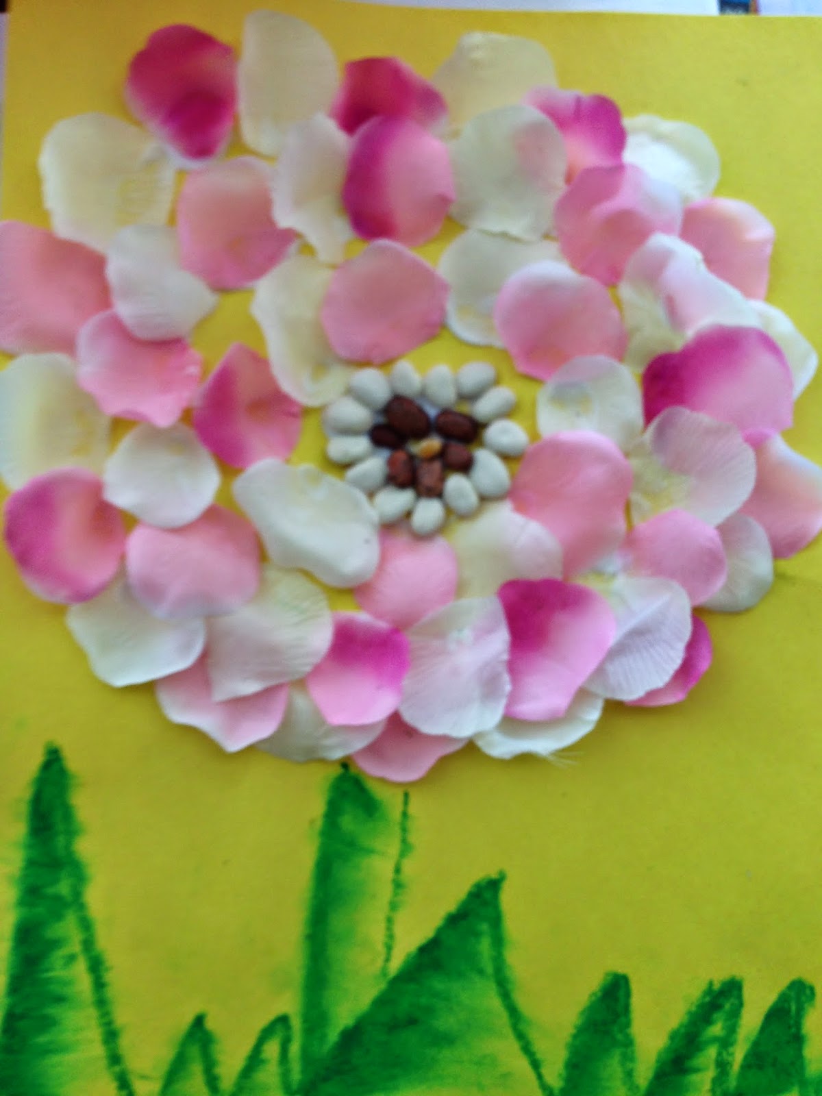 flower petal art shading pastel