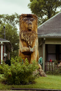 A beautiful image of a lion statue
