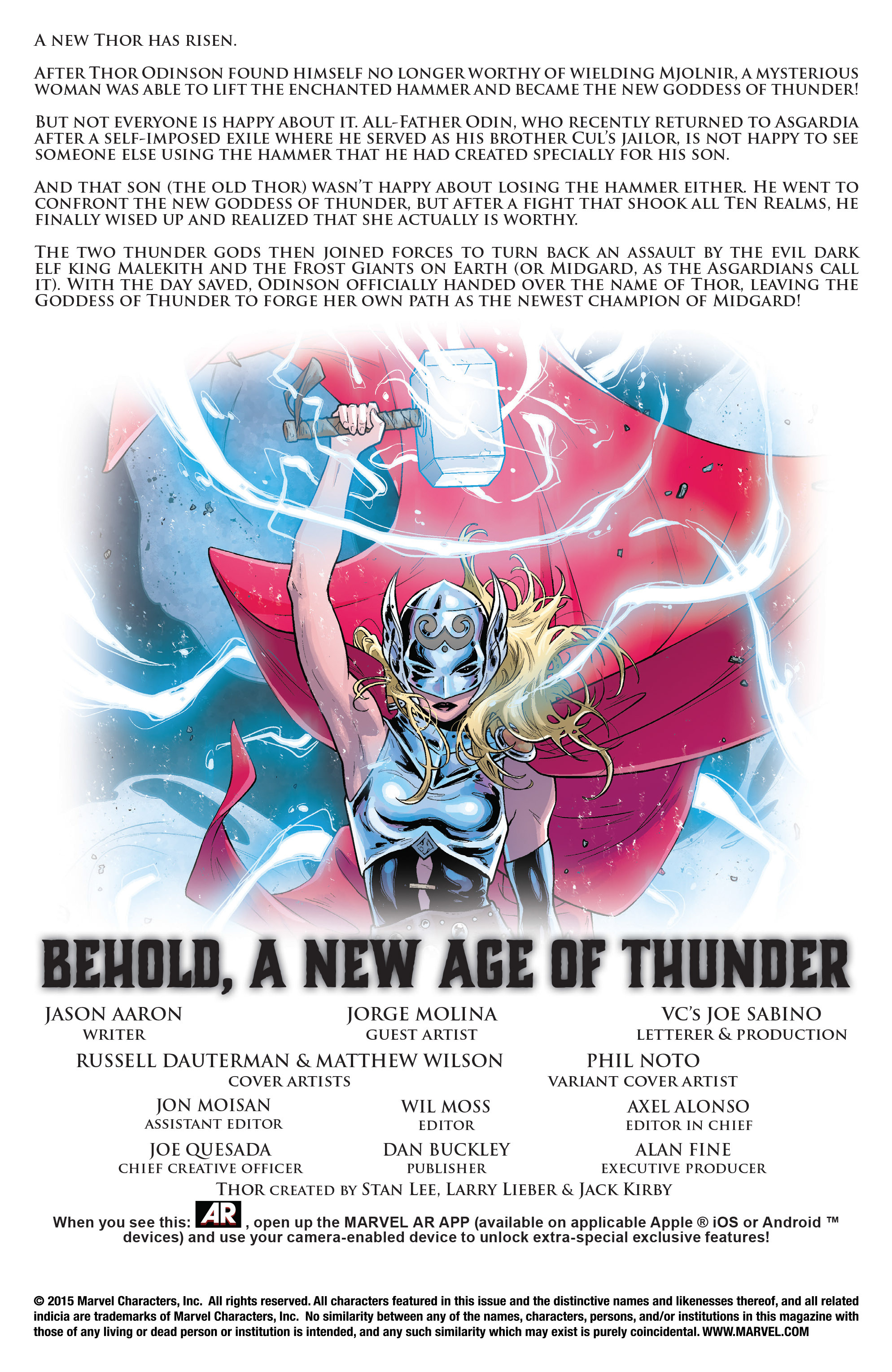 Read online Thor (2014) comic -  Issue #5 - 2