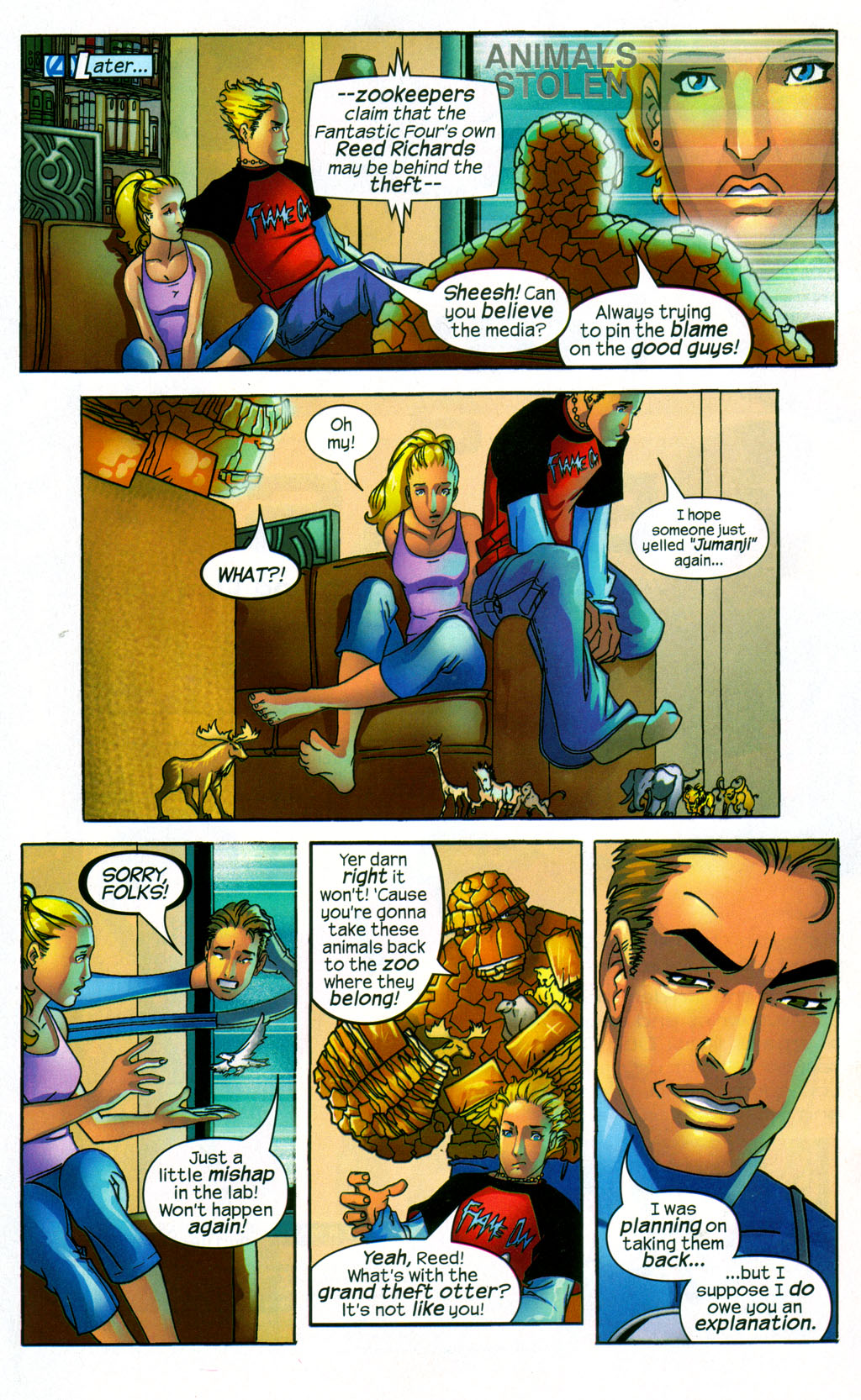 Read online Marvel Age Fantastic Four comic -  Issue #10 - 14