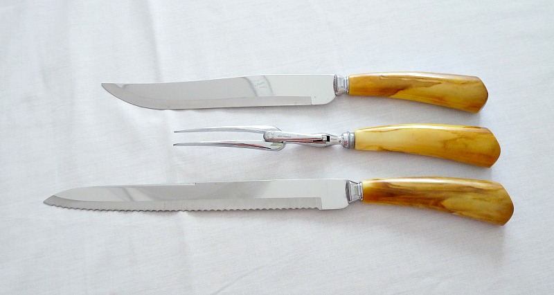 Bakelite carving set Bakelite carving set