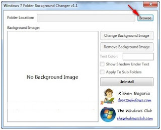 Cara mengubah gambar background folder pada explorer windows 7
