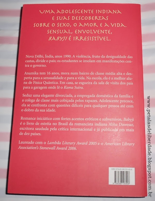 Sinopse, Contracapa do livro Babyji, Abha Dawesar, Sá Editora
