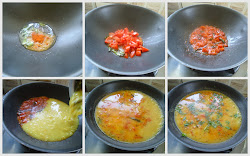 dal bati recipe garnish coriander leaves gravy