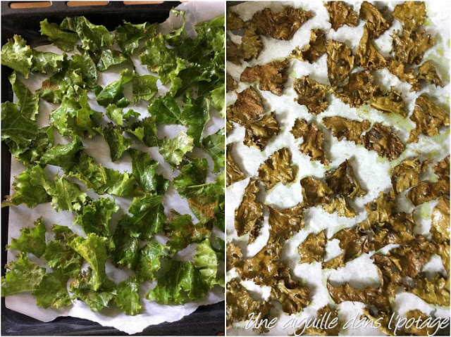 Chips de chou kale (vegan)