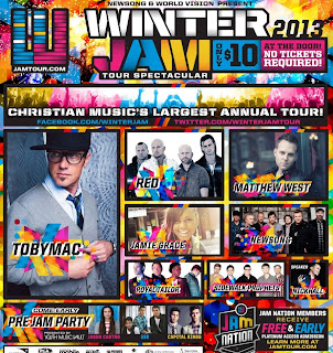 Winter Jam 2013, Poster