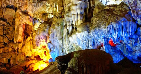 Me Cung Grotto in Halong Bay | Vietnam Information - Discover the ...