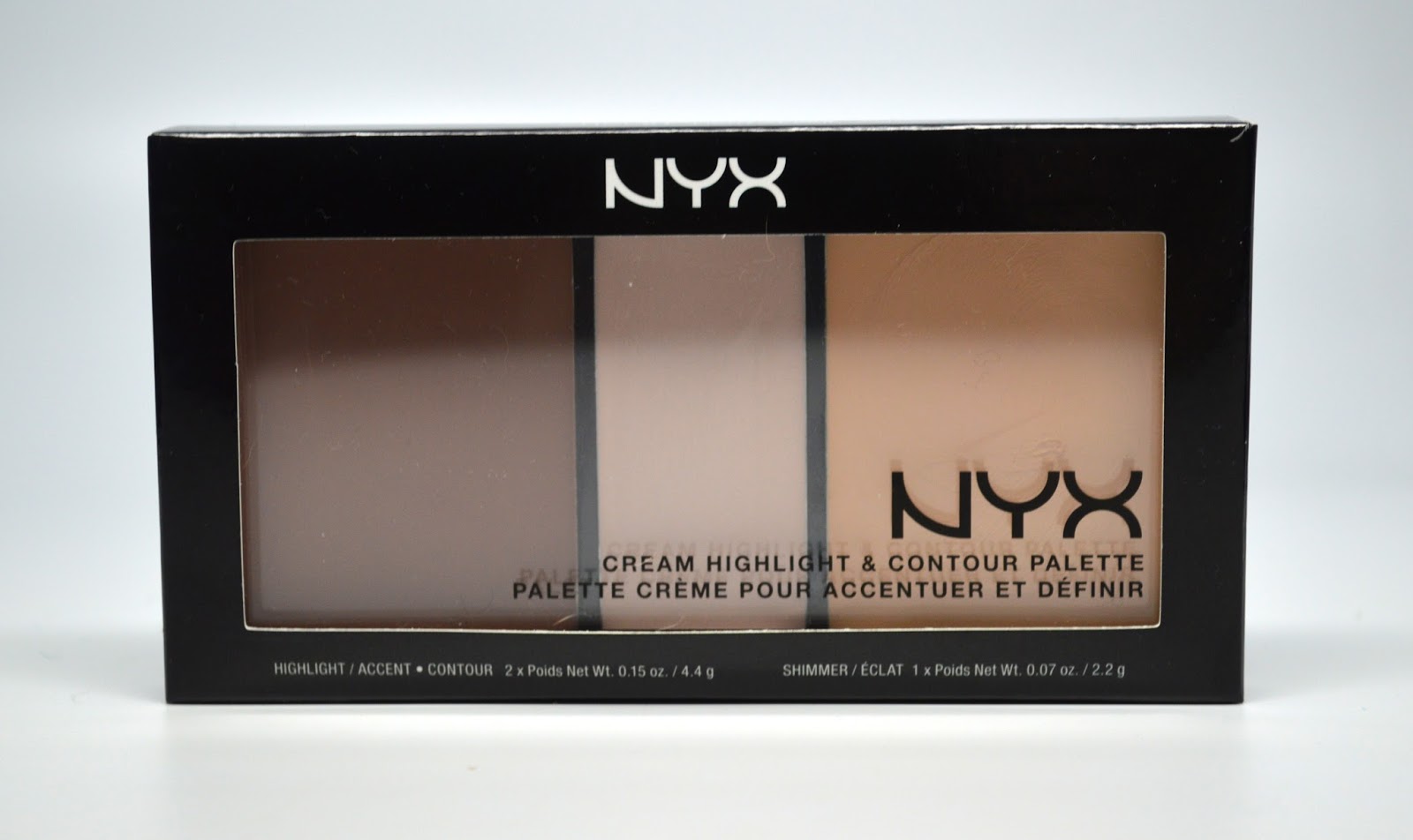 There's Always Time for Lipstick Product Review NYX Cream Highlight & Contour Palette