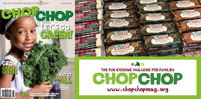 ChopChop & Cabot Cheese Sweepstakes ChopChop Magazine has teamed up with Cabot Cheese to celebrate National Dairy Month and they want you to enter once to win a year long subscription with a years supply of Cheese!