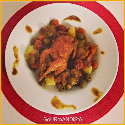 image-Tajine de caille aux olives
