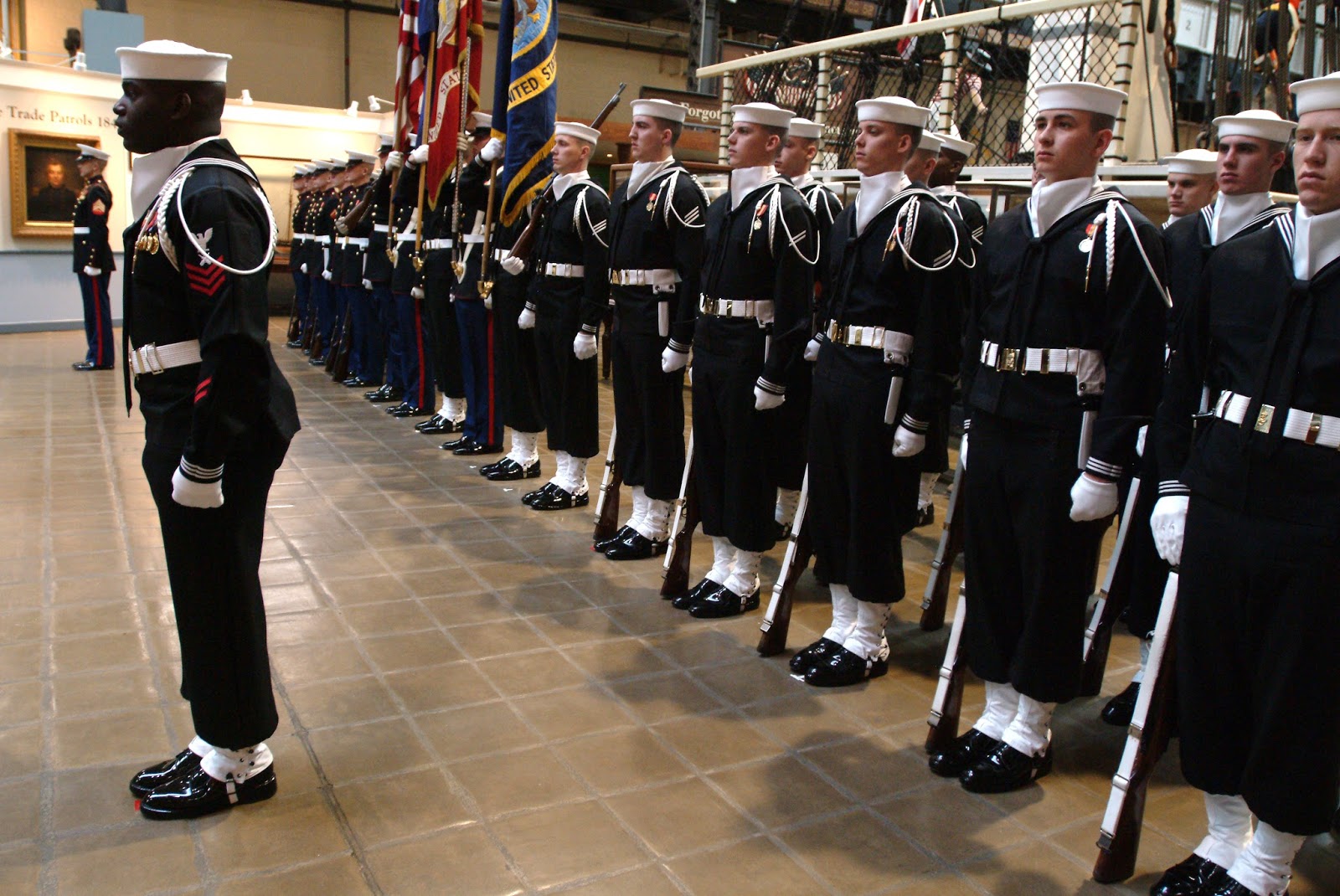 US Navy Enlisted Dress Blue Uniform