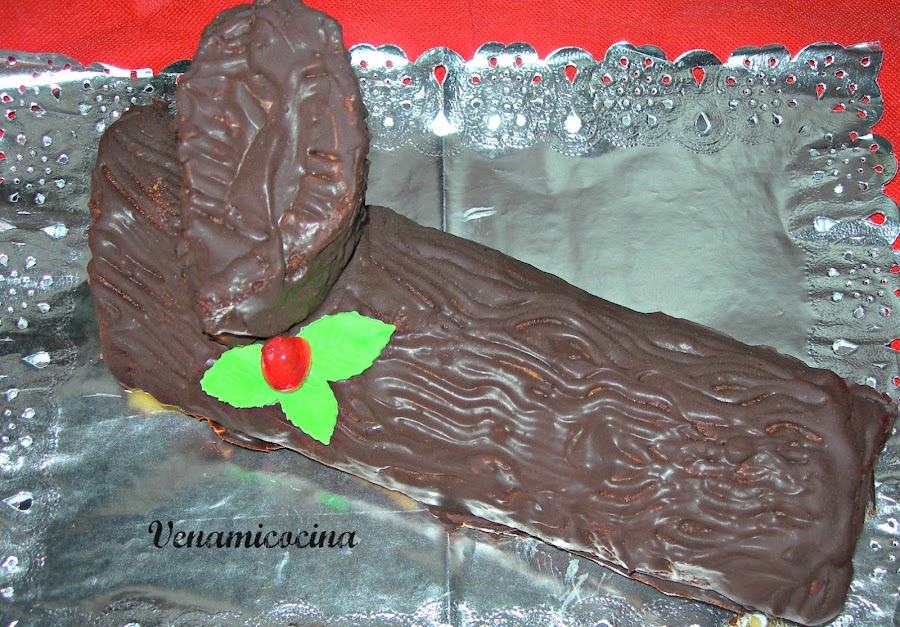 Tronco de Navidad sin gluten