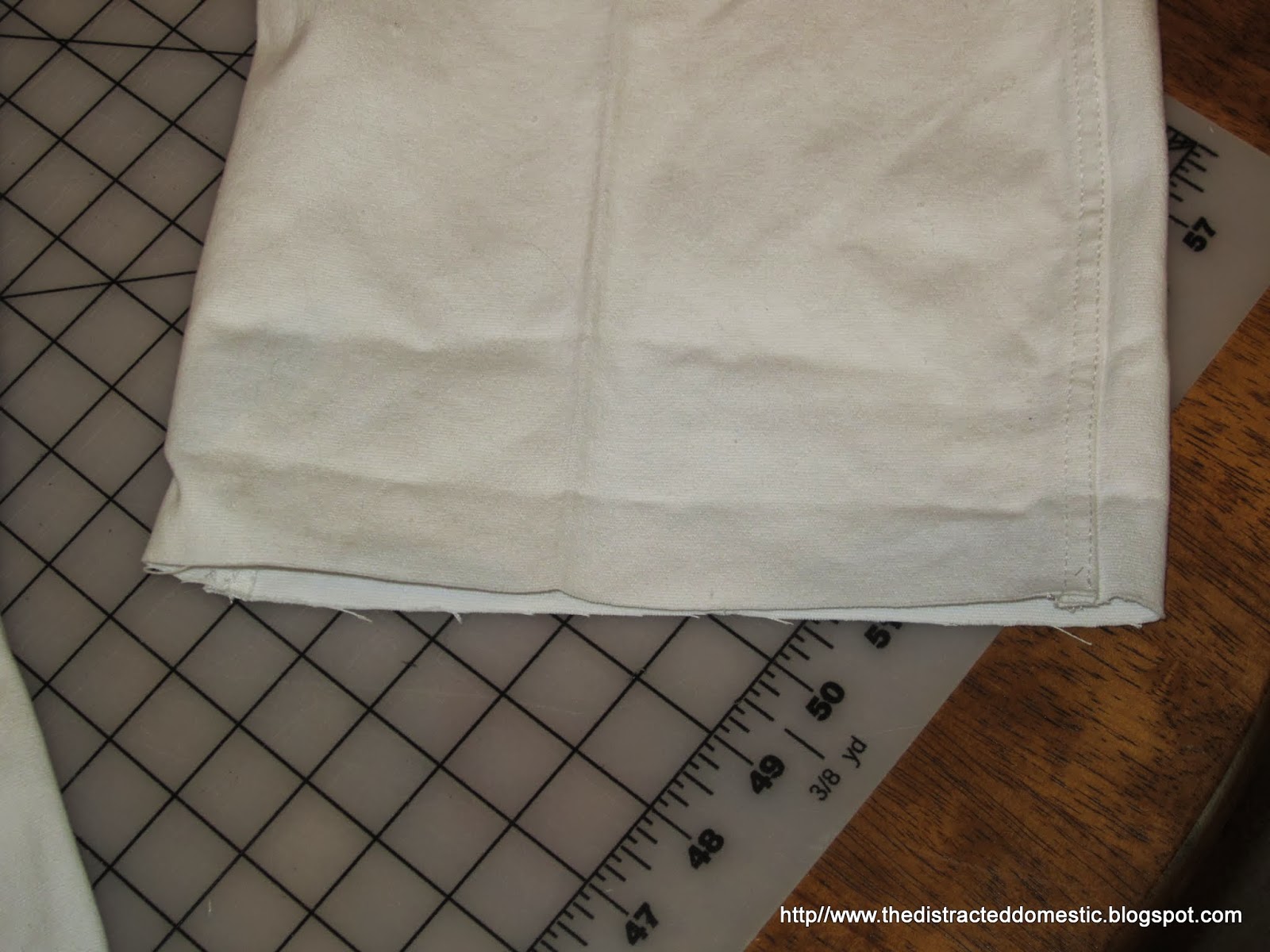 The Distracted Domestic: HOW I SHORTEN AND HEM A KARATE GI