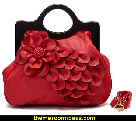 Rose Wood Handle Handbag Bags - Handbags and More Bags! - shoulder bags - unique bags - evening bags - wallets - fashion bags - luggage - backpacks - purse jewelery Rose Wood Handle Handbag Bags - Handbags and More Bags! - shoulder bags - unique bags - evening bags - wallets - fashion bags - luggage - backpacks - purse jewelery - novelty Kitsch bags