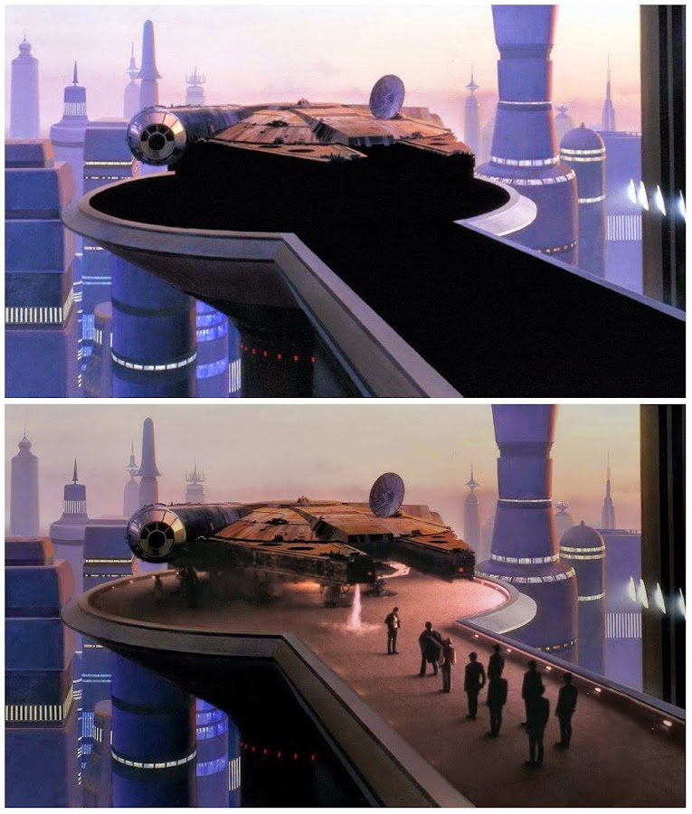 Ralph-McQuarrie-mate-painting-El-imperio-contrataca
