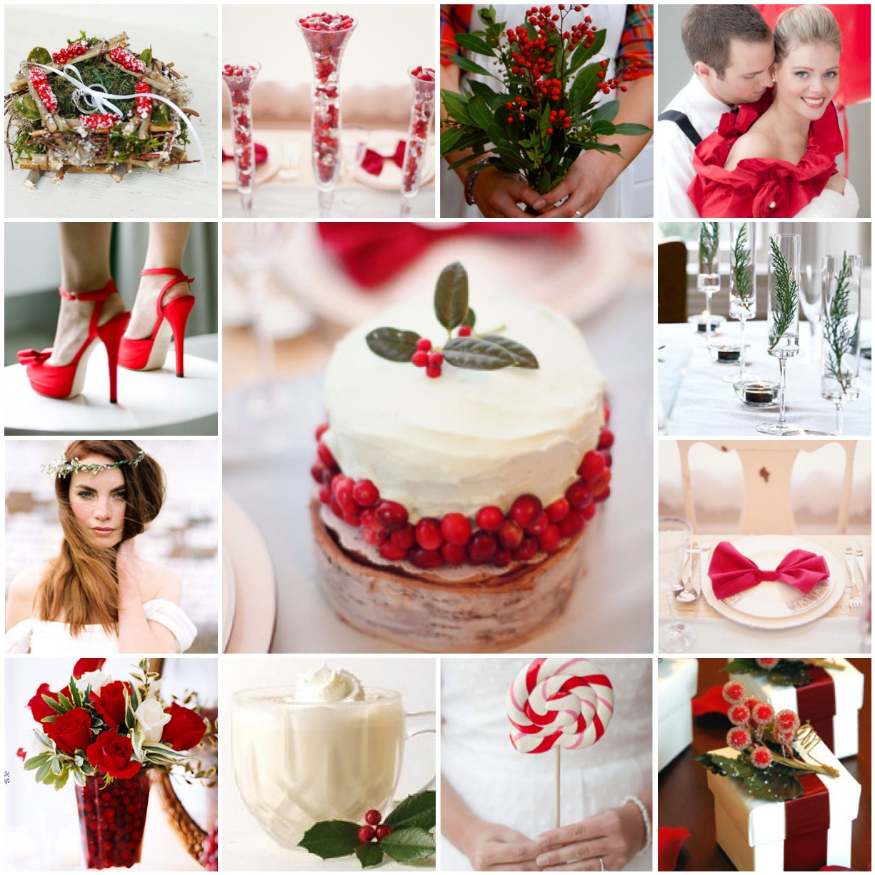 Cranberries and Holly – A Christmas Wedding  The Blushing Bride