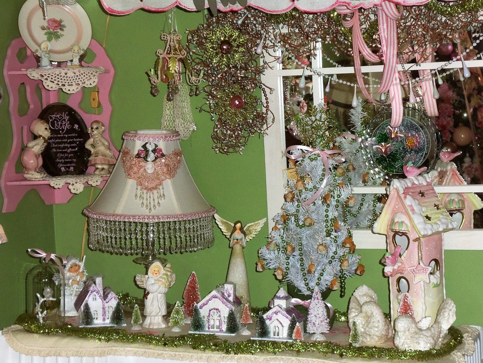 A DEBBIE-DABBLE CHRISTMAS: Craft Room Vignettes and 2 More Trees, Part 2, Christmas Home Tour, 2017