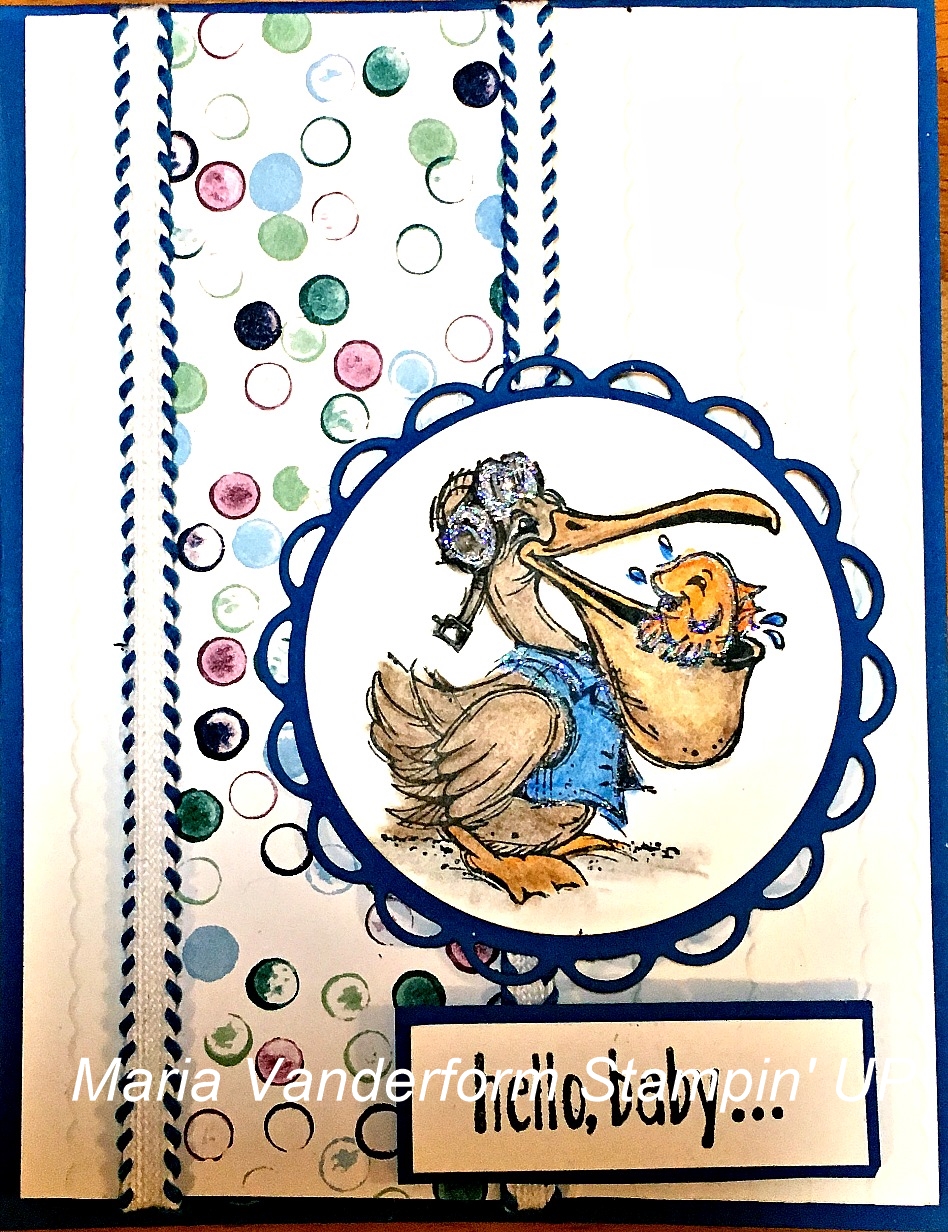 Crafty Maria S Stamping World Hello Baby Post Card Pals