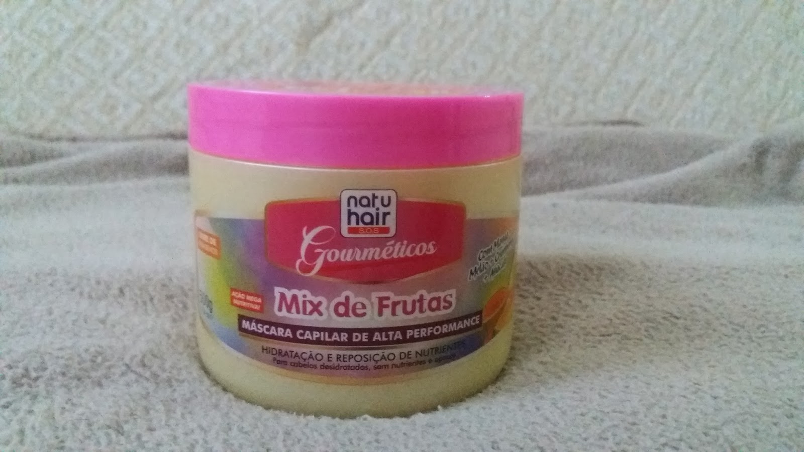 MASCARA CAPILAR MIX DE FRUTAS RESENHA NATU HAIR Com Glamour