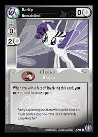 My Little Pony Rarity, Breeziefied The Crystal Games CCG Card