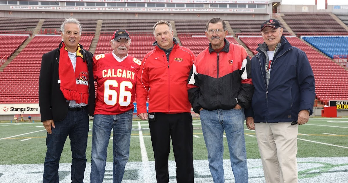 University of Calgary Dinos Football FIVE OF SIX UNIVERSITY OF CALGARY