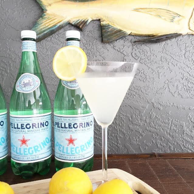 Sparkling Lemon Drop Martinis