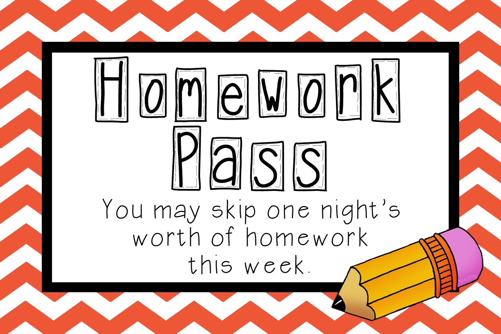 Homework Pass Design
