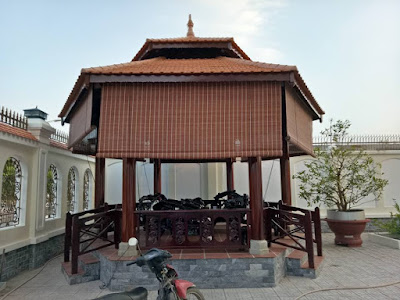 mành cật tre che nắng chòi nghỉ