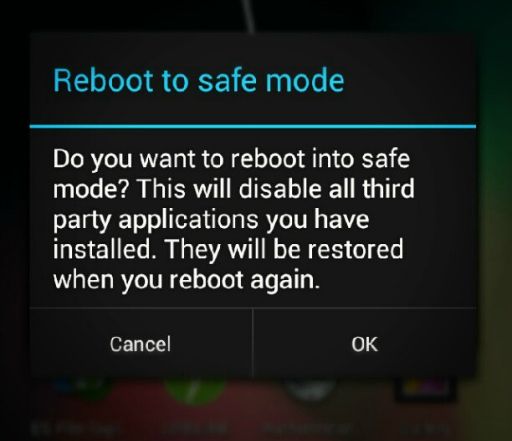 iniciar dispositivo Android en modo seguro