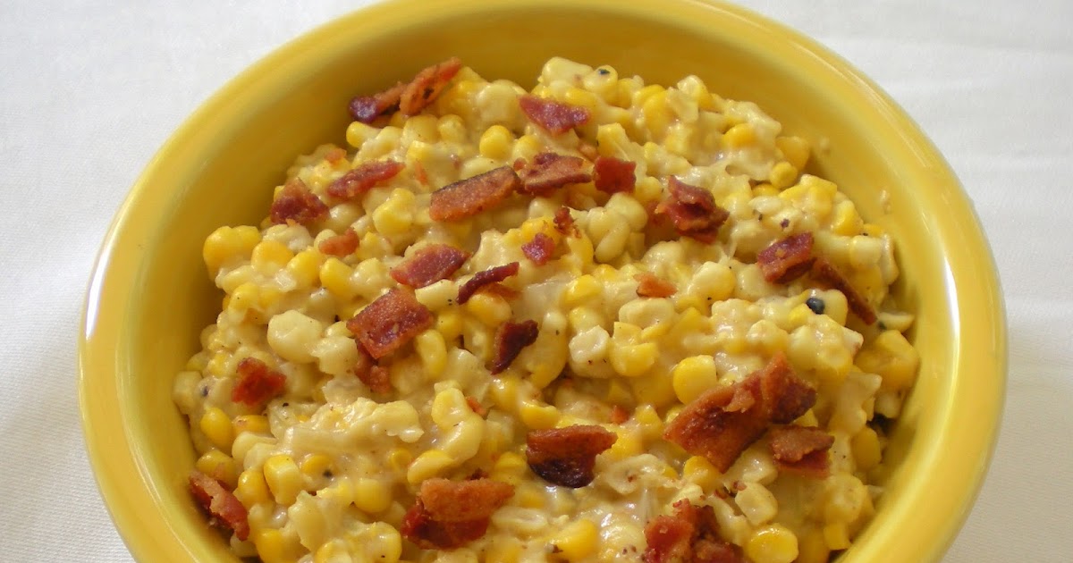 A Cook and Her Books: My Granddaddy's skillet fried corn with bacon