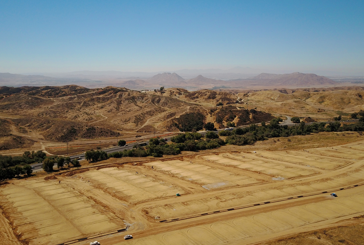 New Development of Heartland Homes in Olivewood at Beaumont California
