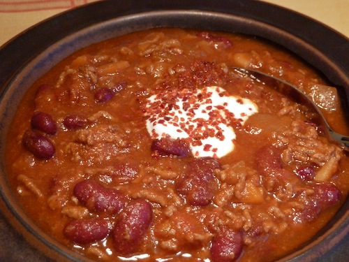 Basilico &amp; Biscotti: Feuriger Rote Bohnen-Tomaten-Hackfleisch-Topf