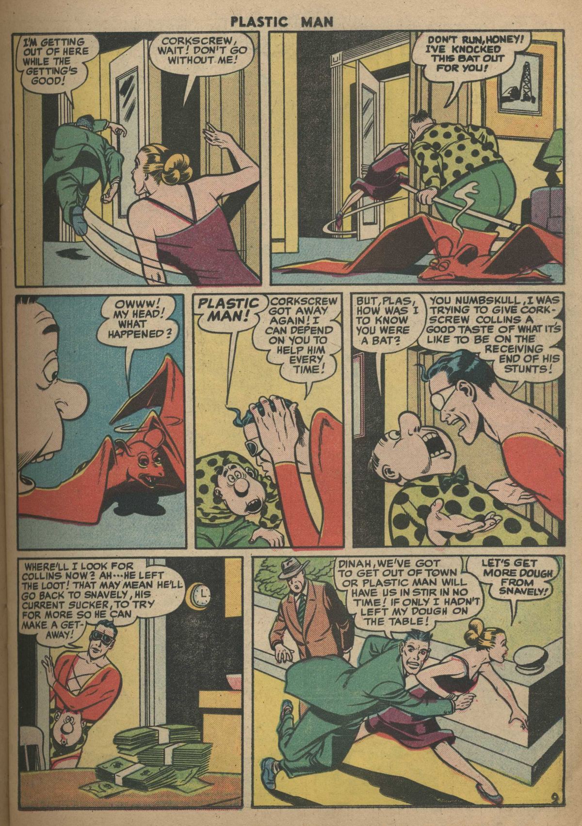 Read online Plastic Man (1943) comic -  Issue #57 - 11