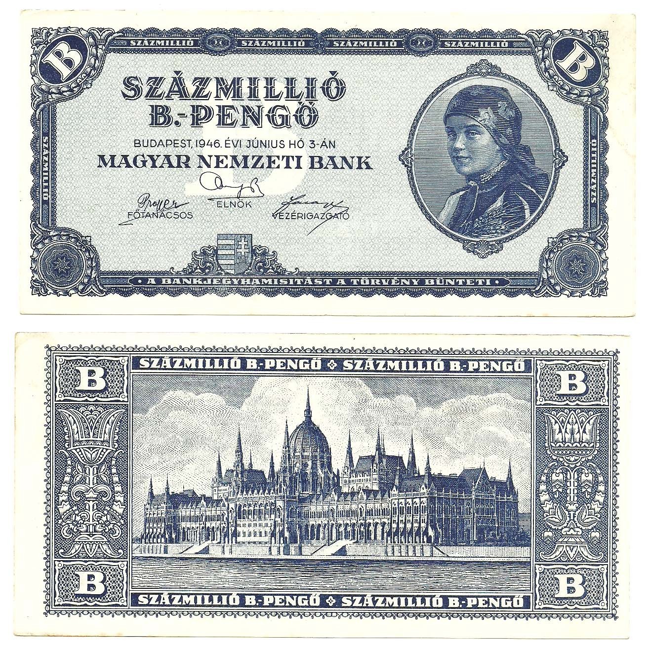Jacobs Currency Collection Hyperinflation In Hungary